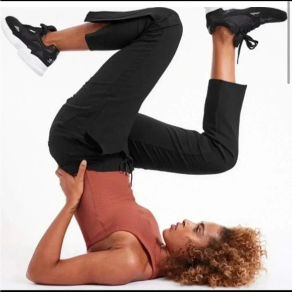 Athleta Metropolis Straight Leg Pant Black Sz 2 - Picture 4 of 12